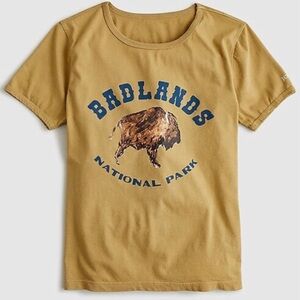 J Crew x National Park Foundation Badlands T-Shirt Medium NWT